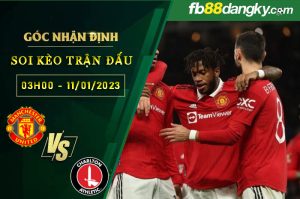 Soi kèo Man Utd vs Charlton Athletic