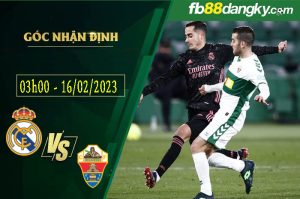 Soi kèo Real Madrid vs Elche