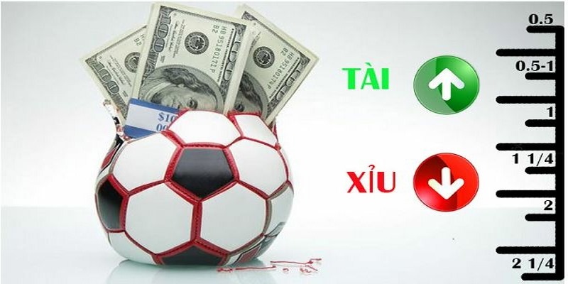 Cách phân định thắng thua trong kèo tài xỉu 2-2.5 là gì?