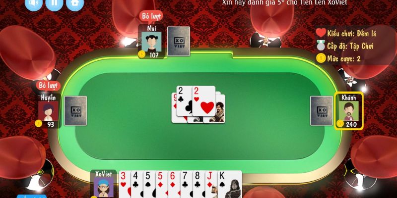 Đánh bài Tiến Lên online 2025 thu hút đông đảo người tham gia