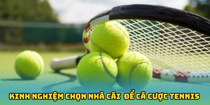 Kinh nghiệm lựa chọn nhà cái uy tín để cá cược tennis