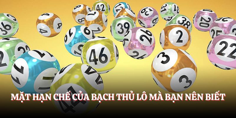 Mặt hạn chế của bạch thủ lô mà bạn nên biết