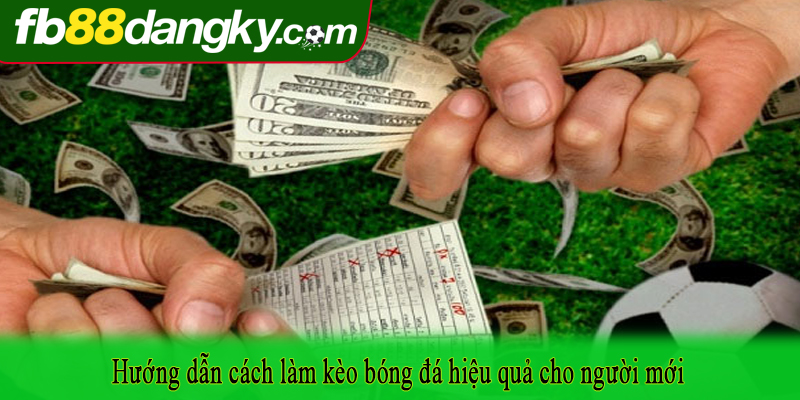 Hướng dẫn cách làm kèo bóng đá hiệu quả cho người mới