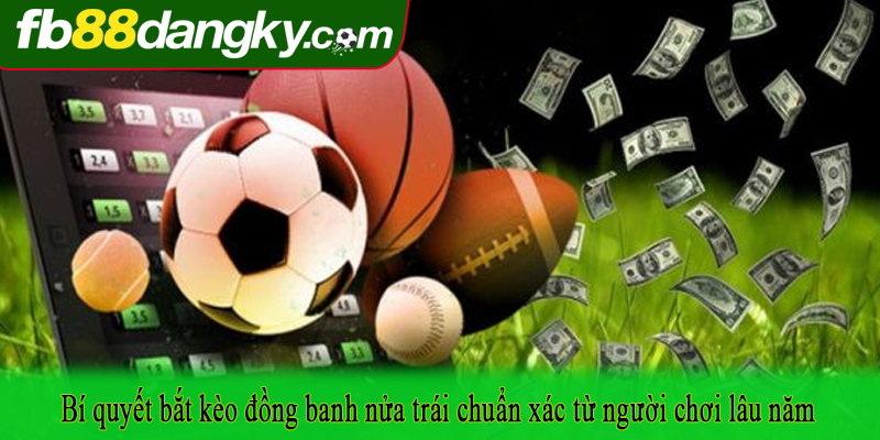 Bí quyết bắt kèo đồng banh nửa trái chuẩn xác từ người chơi lâu năm